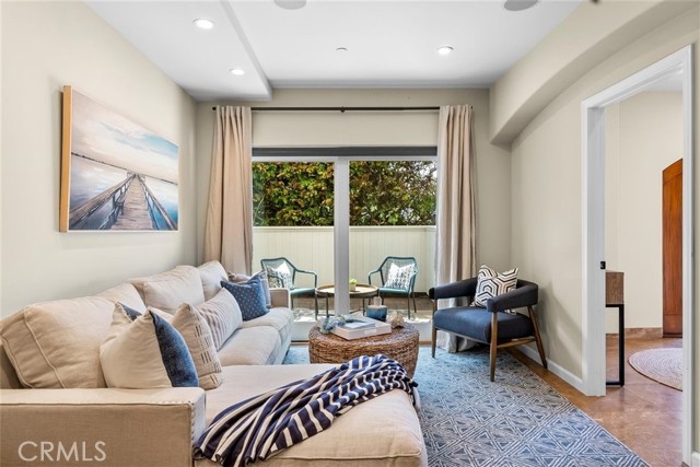 Bonus room with private patio