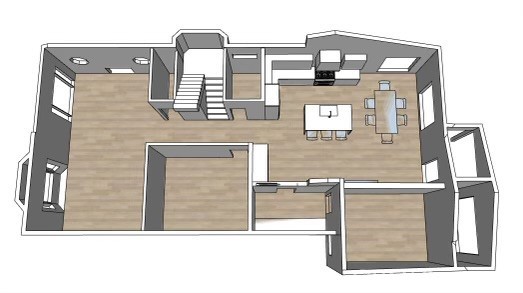 First Floor Rendering