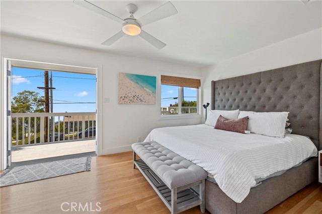 Primary bedroom with ocean views