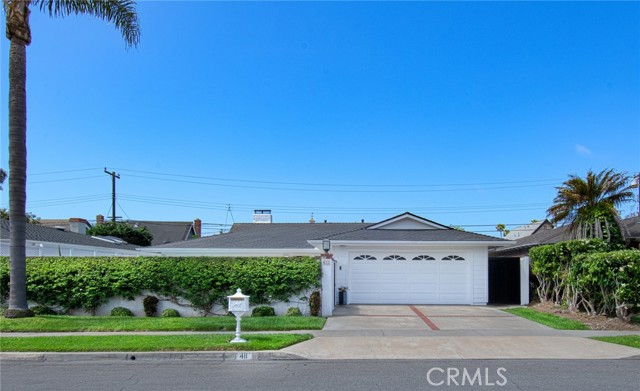 411 Lenwood Drive Costa Mesa, California Just What You’ve Been Waiting For!
Welcome to this upgraded and expanded single-level pool home, ideally located in the highly desirable Cambridge Estates of East Side Costa Mesa. This 3-bedroom, 2 full bathroom residence features an inviting, functional layout that’s perfect for seamless indoor-outdoor living. Anchored by two wood-burning fireplaces, the home exudes warmth and charm. French doors open to both the front and rear yards, offering the best of both worlds: A private front yard oasis with a sparkling pool and spa, complete with tranquil waterfall features, and a backyard retreat featuring a covered patio and grassy play area—ideal for entertaining or relaxing. Inside, you’ll find extra-large bedrooms with cedar-lined walk-in closets and built-in organizers, along with hardwood flooring and recessed lighting, providing comfort and effortless storage.
Cambridge Estates is a sought-after neighborhood, prized for its proximity to 17th Street’s shops and restaurants, and its location within the boundaries of award-winning schools.
Don’t miss this rare opportunity to call one of Costa Mesa’s most coveted neighborhoods home!