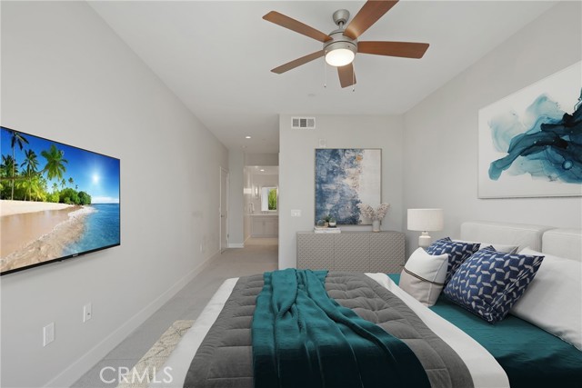 2nd Virtually staged bedroom.