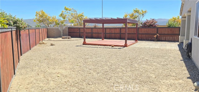 Very large back & side yard
