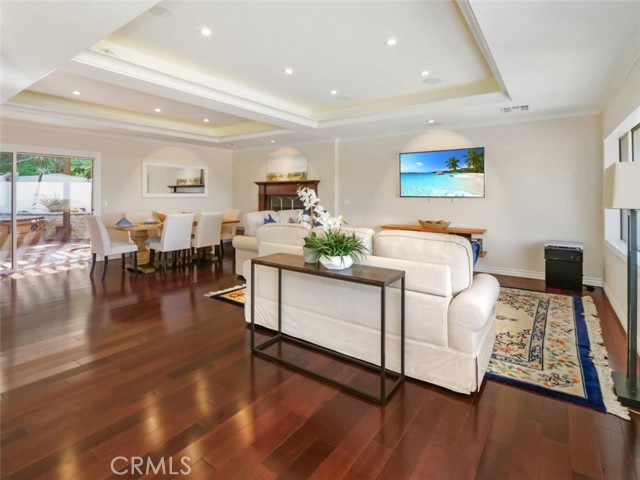 Living Room with Formal Dining Area