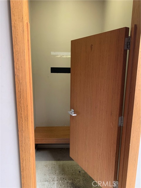 Entrance to dressing room