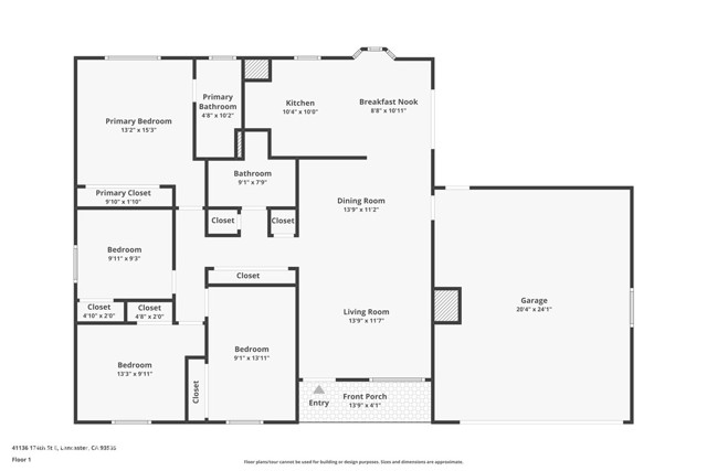 Detail Gallery Image 39 of 39 For 41136 174th, Lancaster,  CA 93535 - 4 Beds | 2 Baths