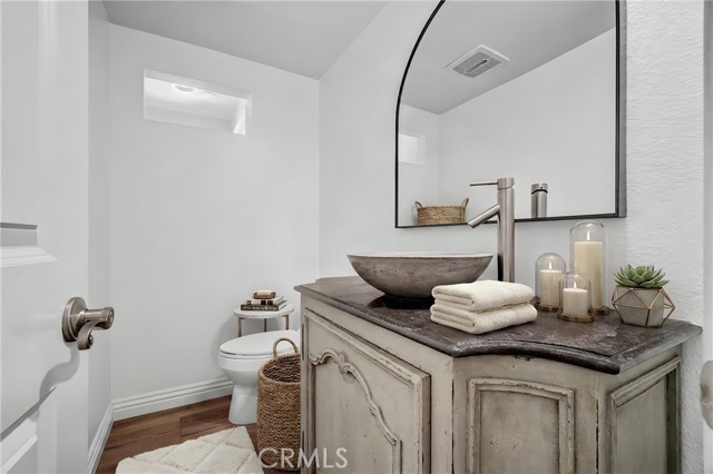 Downstairs guest bathroom. Virtually staged. Downstairs guest bathroom. Virtually staged.