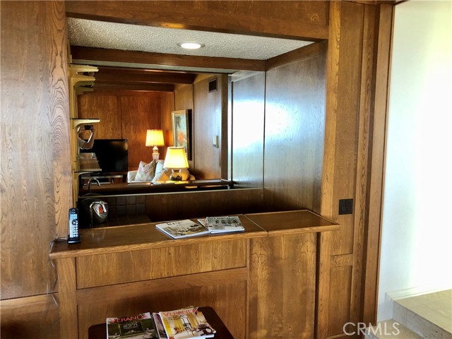 Wet bar in family room