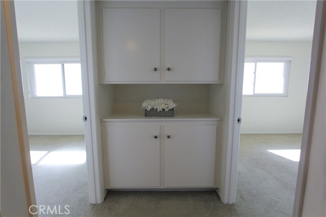 Upstairs Linen Closet between the 2 Bedrooms with Ocean Views