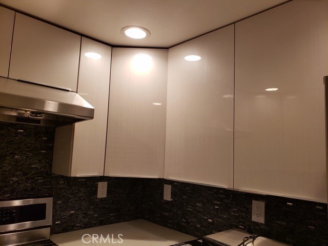 Lacquered cabinets