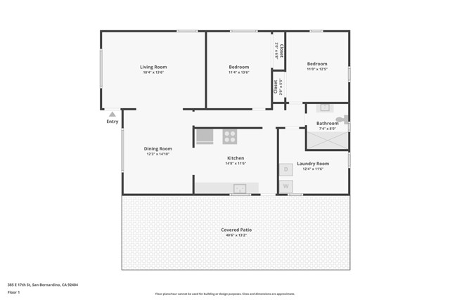 Detail Gallery Image 17 of 17 For 385 E 17th St, San Bernardino,  CA 92404 - 3 Beds | 1 Baths