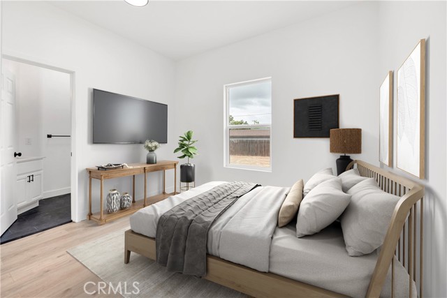 Bedroom- Digitally staged