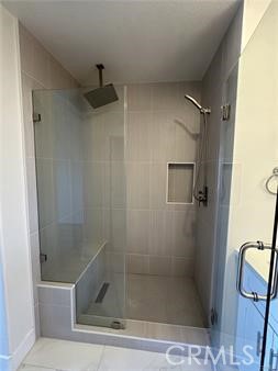 Master shower