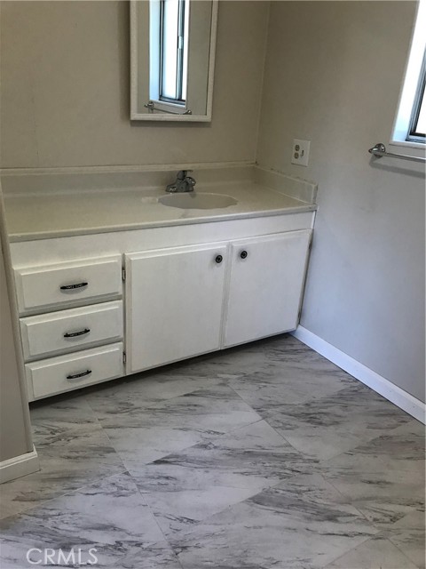 New bathroom flooring
