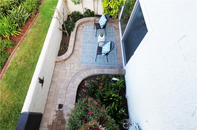 Patio view from view deck off living room