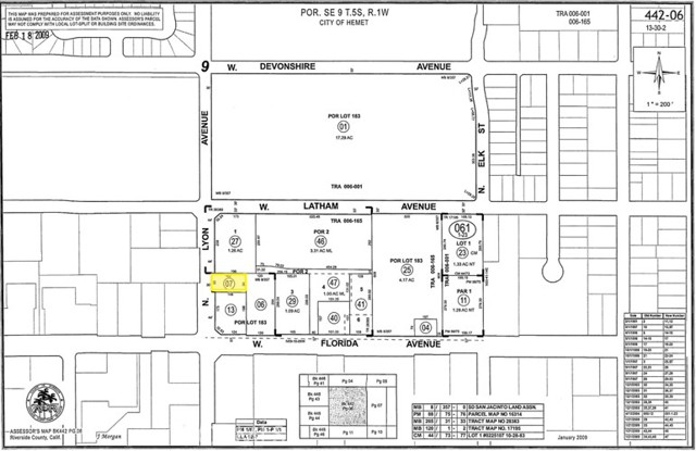 Detail Gallery Image 9 of 9 For 0 Lyon Avenue, Hemet,  CA 92543 - – Beds | – Baths