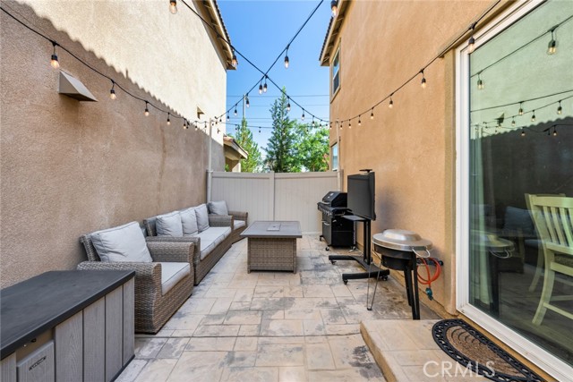 Private patio