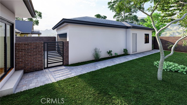 Rendering of completed exterior property 1