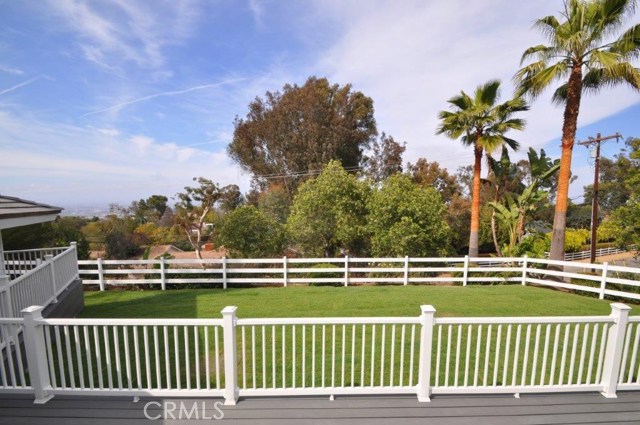 Front yard with view