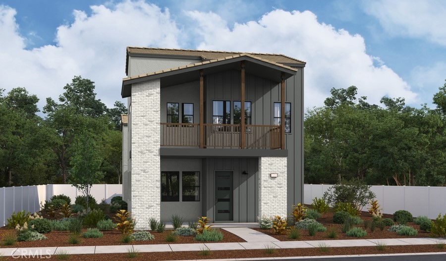 Welcome to your new home at Esprit in Valencia! Greeted by a spacious front porch, walk into this lovely Nathanson plan featuring 4 beds and 3 baths! On the first floor you have the great room, including a separate dining room, spacious living room and a gourmet kitchen featuring a large island. A bedroom with a full bathroom, walk-in pantry and a coat closet can also be found on the first floor and enjoy the outdoors in your lovely side yard complete with a California room! On the 2nd floor you will find the 3 additional bedrooms, including the primary suite which offers separate vanities, a separate tub with a large walk-in shower with seating. There is also a loft, a spacious deck , laundry room with a sink and walk in closets in all secondary bedrooms! Additional features include hardwood flooring throughout, Tesla powerwall 3, built in refrigerator, luxury appliances, upgraded countertops and more!