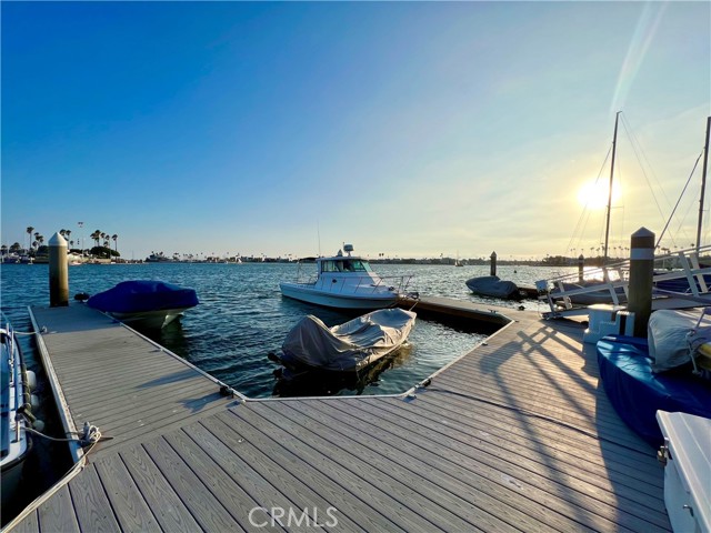 Newly constructed private dock.