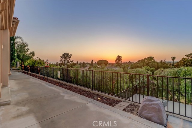 Sunset view from Patio