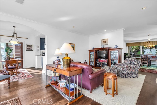 Family/TV room adjacent to living room