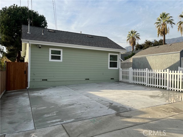 The home comes with one parking space.