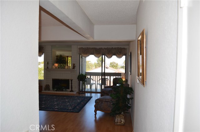 view from the hallway
