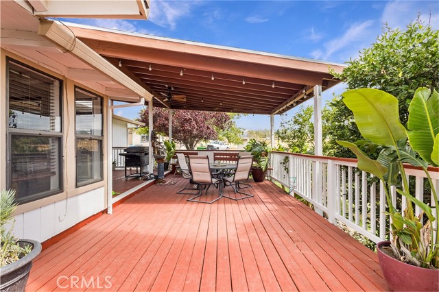  Both open & covered back decking.