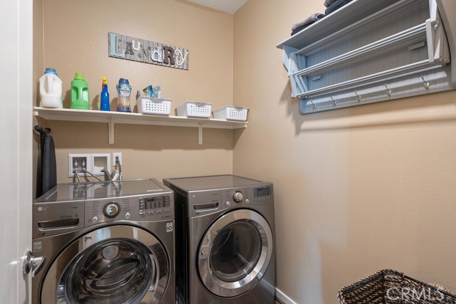 Indoor laundry room