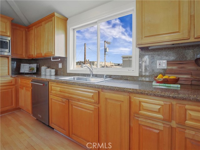 kitchen with newer stainless steel appliances