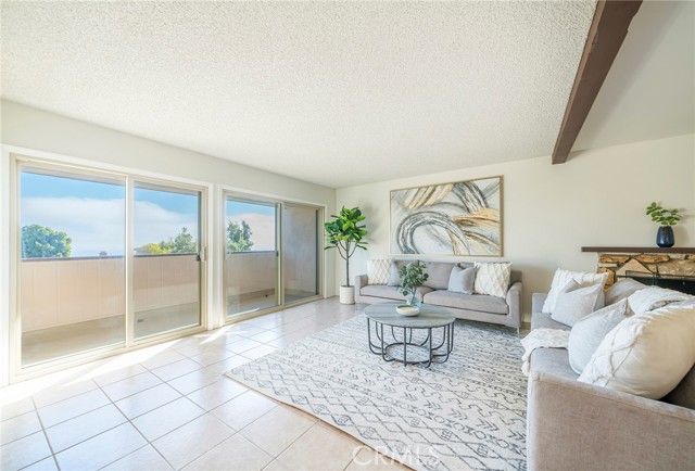 Spacious Living room looking out to the views