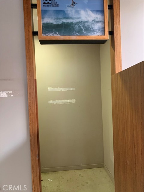 Outside look at dressing room