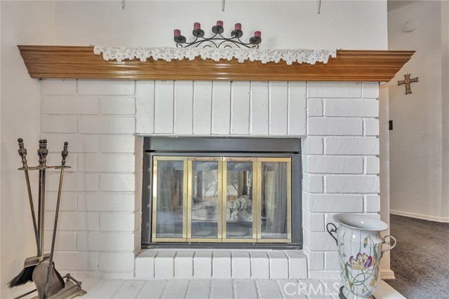 primary bedroom fireplace