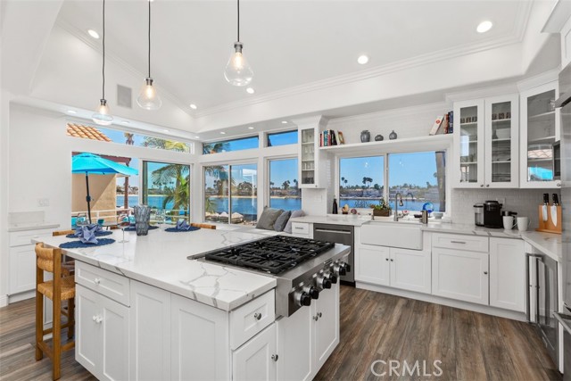 Kitchen with view