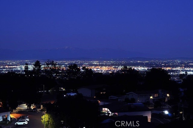 City Lights View at Night