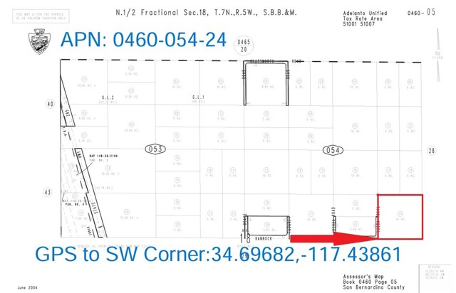 Detail Gallery Image 1 of 1 For 24 Bannock Rd, Adelanto,  CA 92301 - – Beds | – Baths