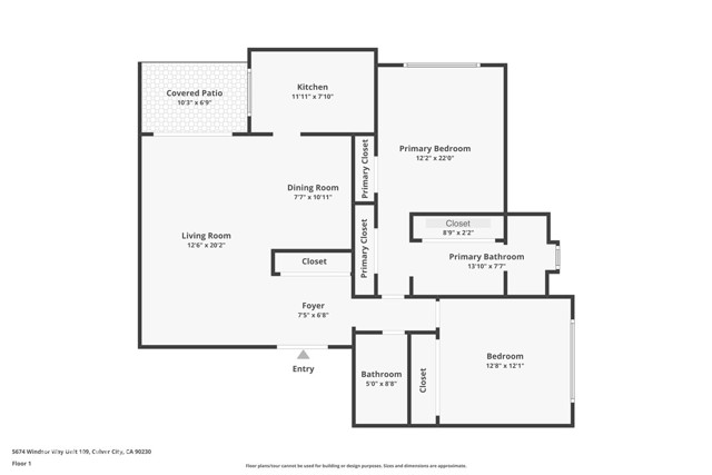 Detail Gallery Image 30 of 30 For 5674 Windsor Way #109,  Culver City,  CA 90230 - 2 Beds | 2 Baths