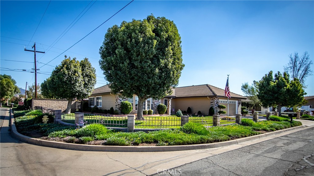 Wide Angle view of Property