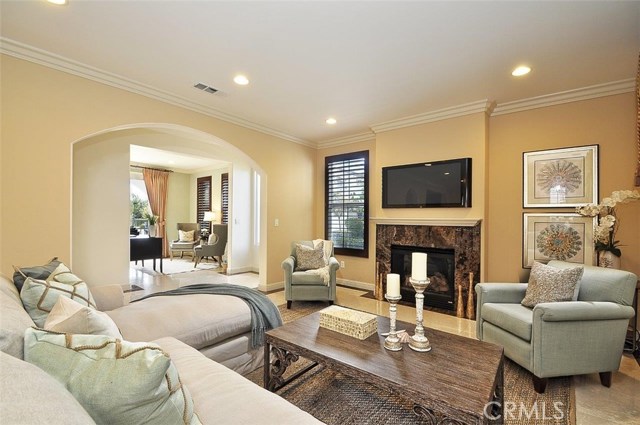 Across living room is the office/sitting room