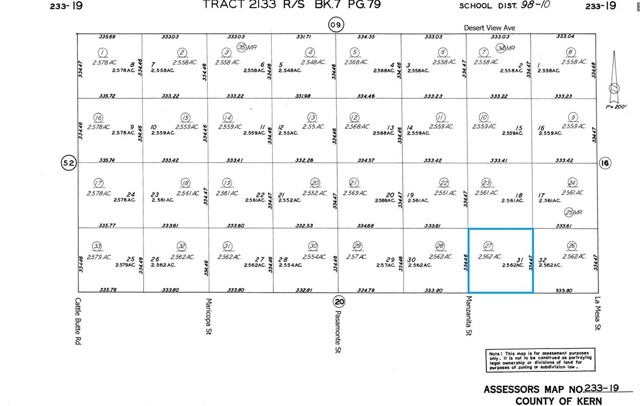Detail Gallery Image 4 of 4 For 0 Manzanita St, North Edwards,  CA 93523 - – Beds | – Baths