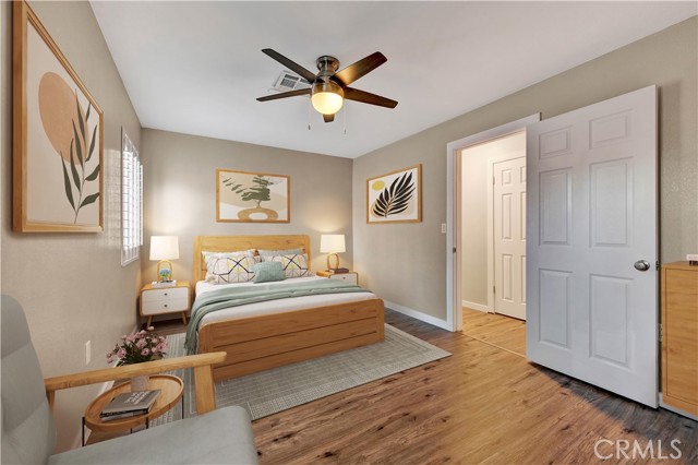 Bedroom #3, toward bed.