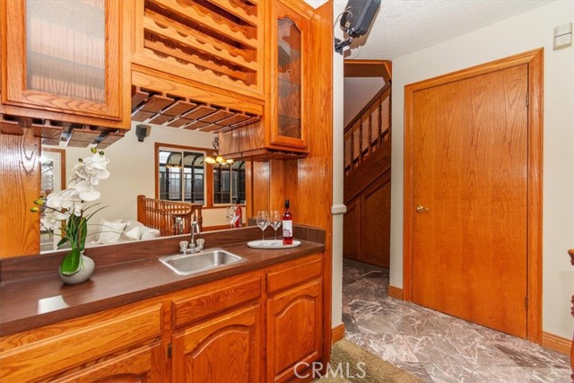 BAR AREA IN FAMILY ROOM