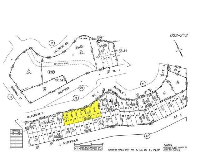 0 Hillcrest Drive, Cambria, California 93428, ,Land,For Sale,0 Hillcrest Drive,CRSC22073549