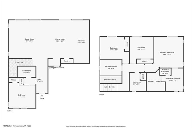 Detail Gallery Image 44 of 44 For 1417 Galaxy Dr, Beaumont,  CA 92223 - 4 Beds | 3 Baths