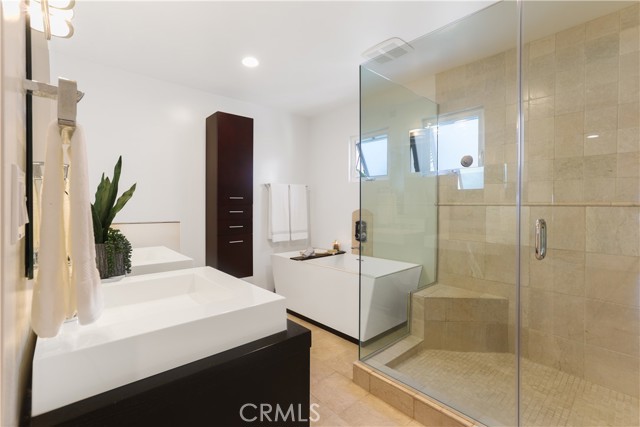 Primary suite bathroom