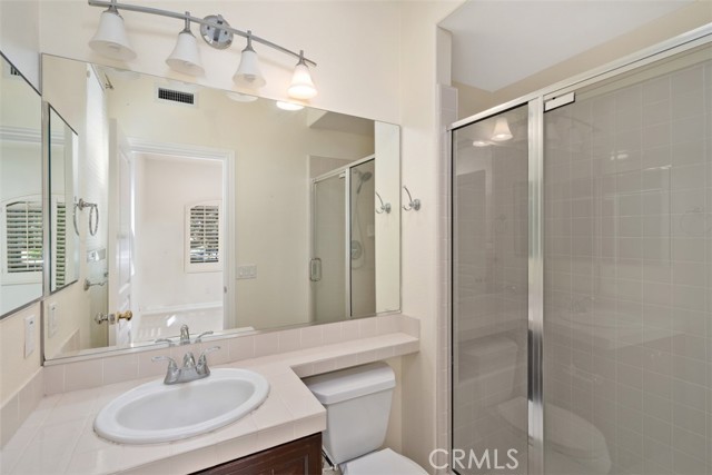 downstairs bathroom with shower