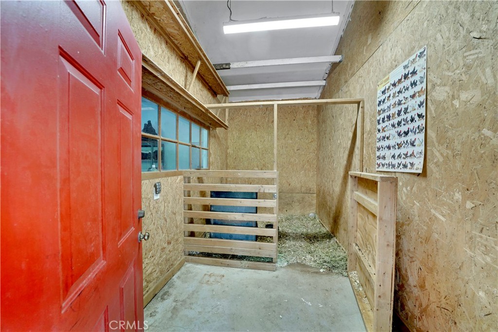 separate indoor animal shed