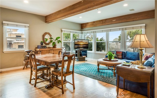 Family room facing west...great for sunset views!