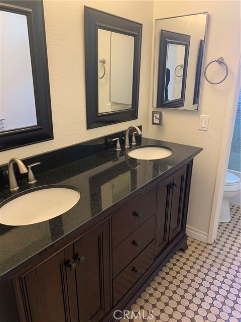 Double vanity sinks